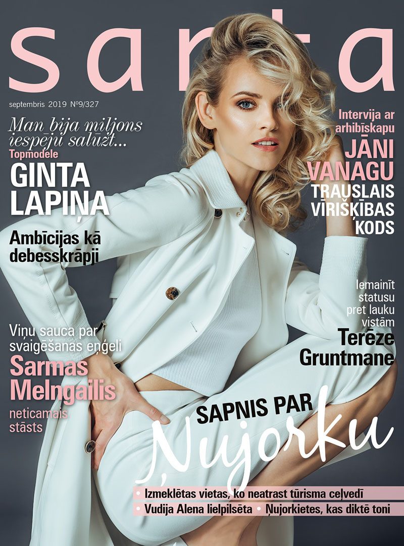 Ginta Lapiņa for Santa Magazine
